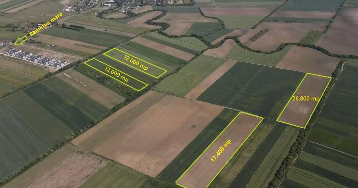 Teren Construcții intravilan de vânzare de 12000 mp, în Moșnița Nouă