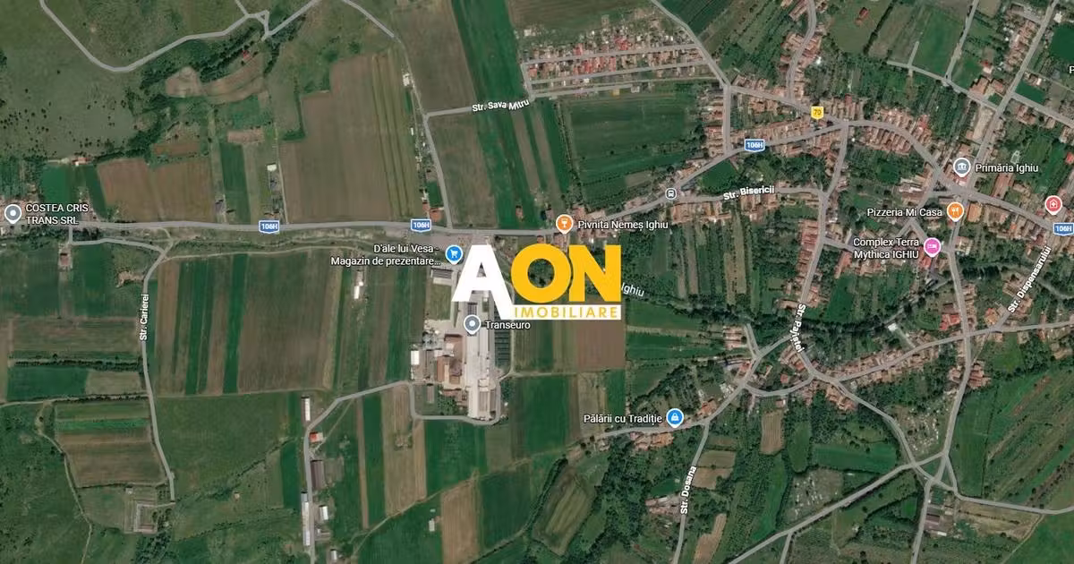 Teren Construcții intravilan de vânzare de 1075 mp, în Ighiu