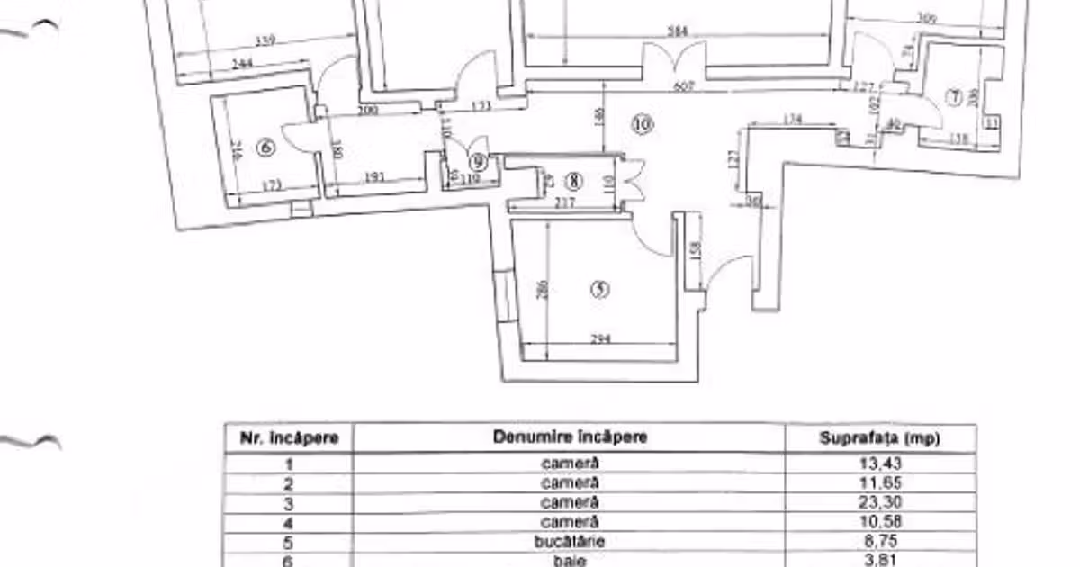 Apartament de vânzare cu 4 camere în zona Lujerului, Sector 6