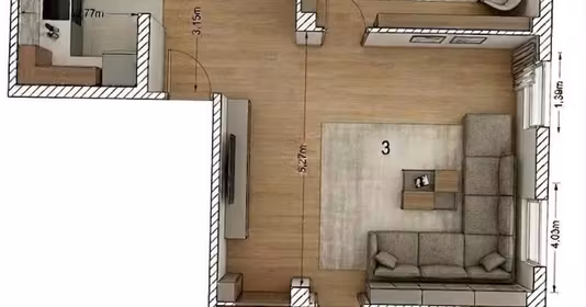 Apartament Exterior Vest