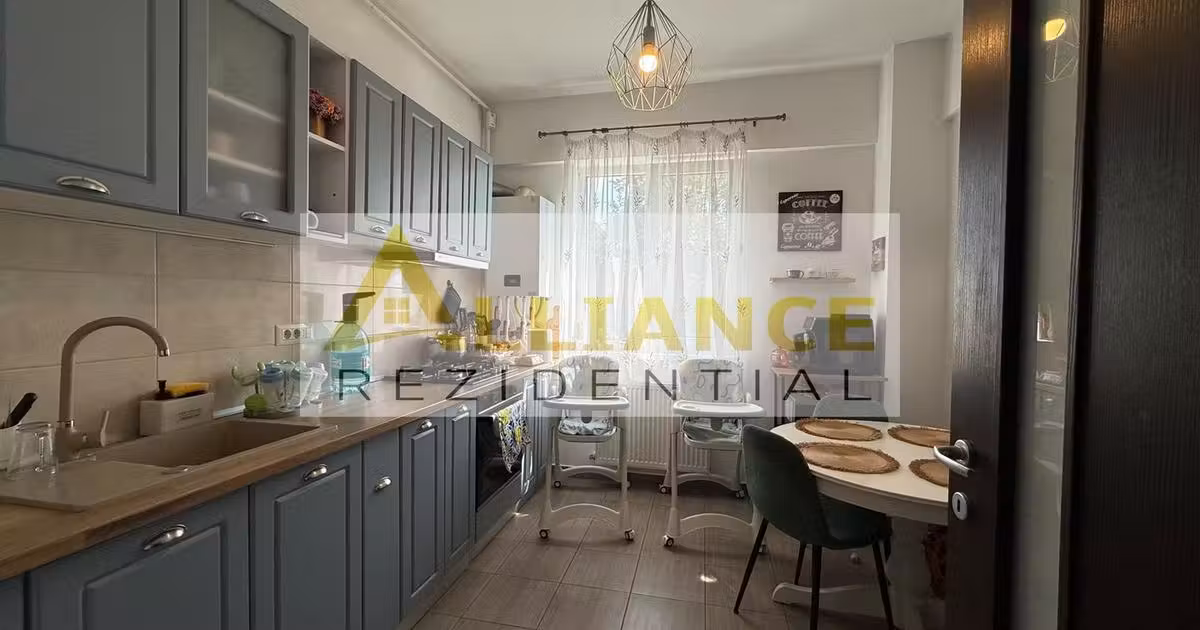 Apartament de vânzare cu 2 camere, mobilat în Popești-Leordeni