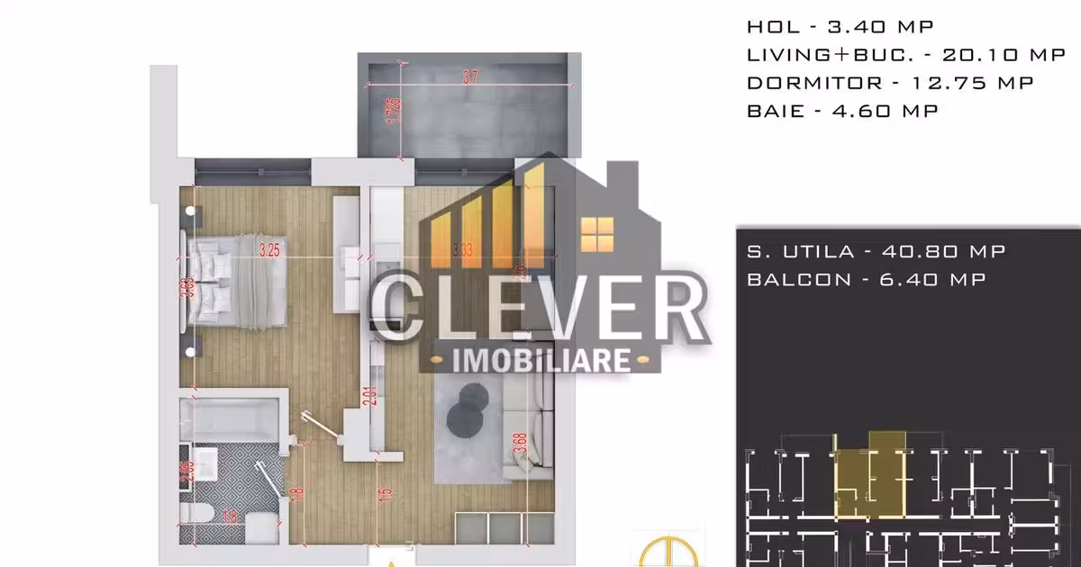Apartament de vânzare cu 2 camere în zona Theodor Pallady, Sector 3