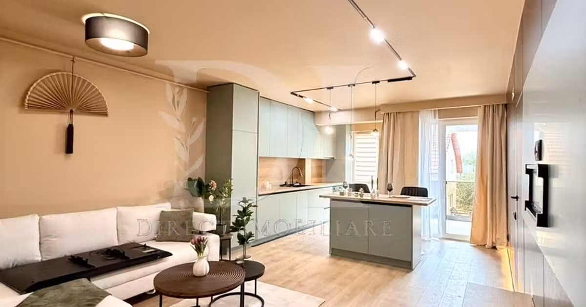 Apartament de vânzare cu 2 camere, mobilat în Florești