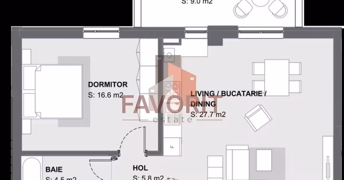Apartament de vânzare cu 2 camere în zona Aradului, Timișoara