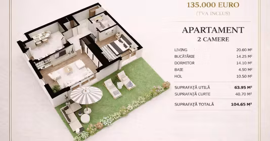 Apartament Popești-Leordeni