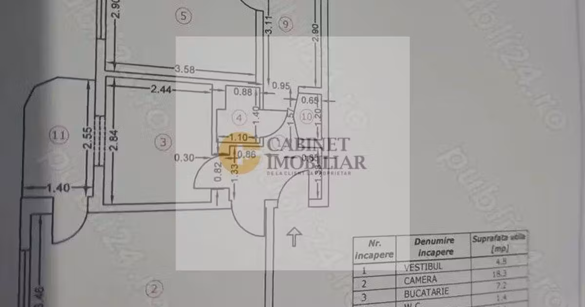 Apartament de vânzare cu 3 camere în zona Apusului, Sector 6