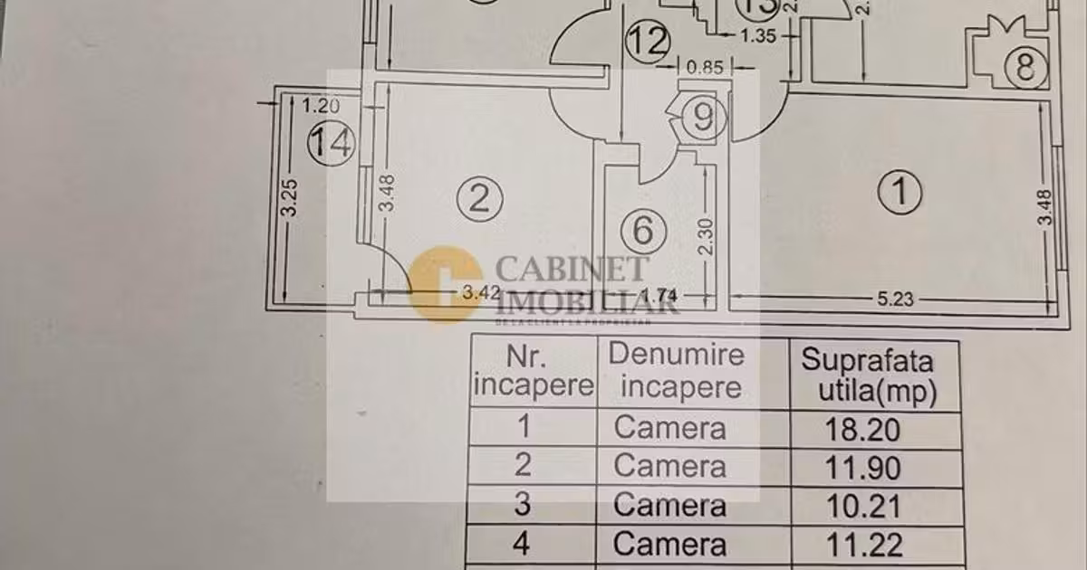 Apartament de vânzare cu 4 camere în zona Gorjului, Sector 6
