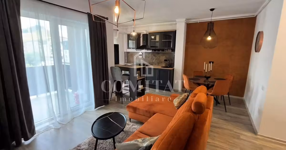 Apartament de vânzare cu 2 camere, mobilat în Florești