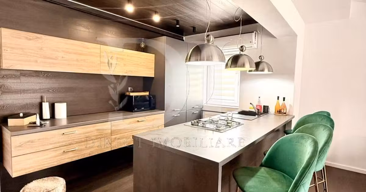 Apartament de vânzare cu 2 camere, mobilat în Florești