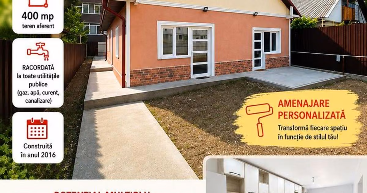 Casă individuală de vânzare cu 3 camere, mobilată în zona Industrială, Vaslui