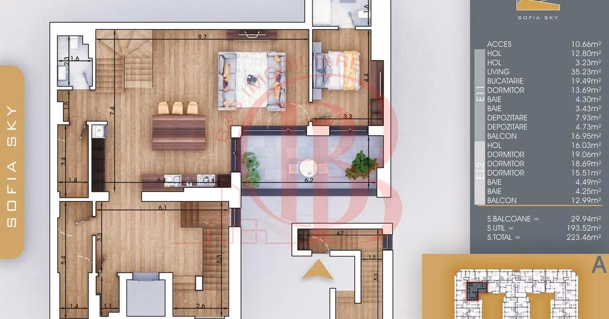 Apartament de vânzare cu 5 camere în zona Theodor Pallady, Sector 3