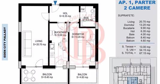 Apartament Titan