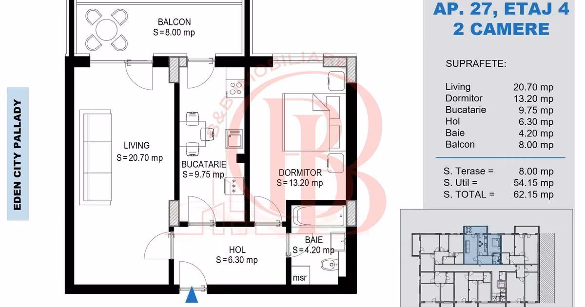 Apartament de vânzare cu 2 camere în zona Theodor Pallady, Sector 3