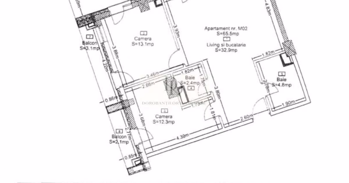 Apartament de vânzare cu 3 camere, mobilat în zona Zorilor, Cluj-Napoca