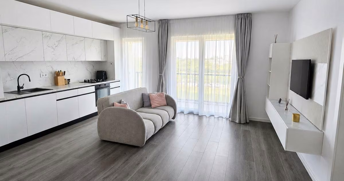 Apartament de vânzare cu 2 camere, mobilat în Florești