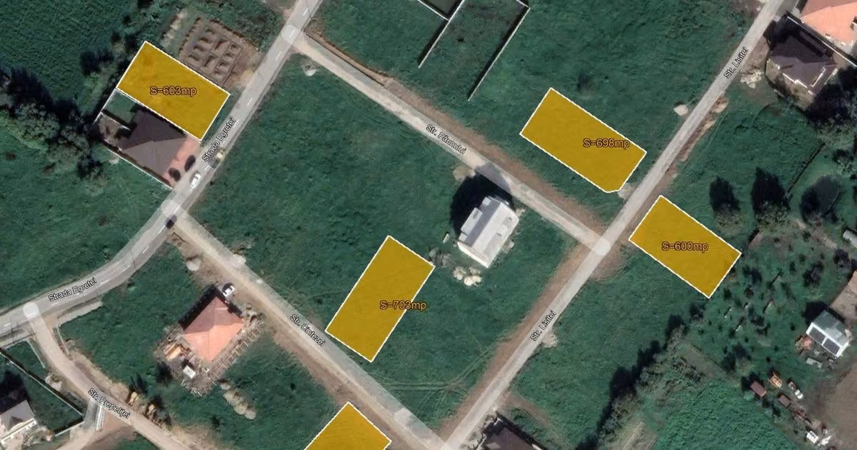 Teren Construcții intravilan de vânzare de 698 mp, în Ghiroda
