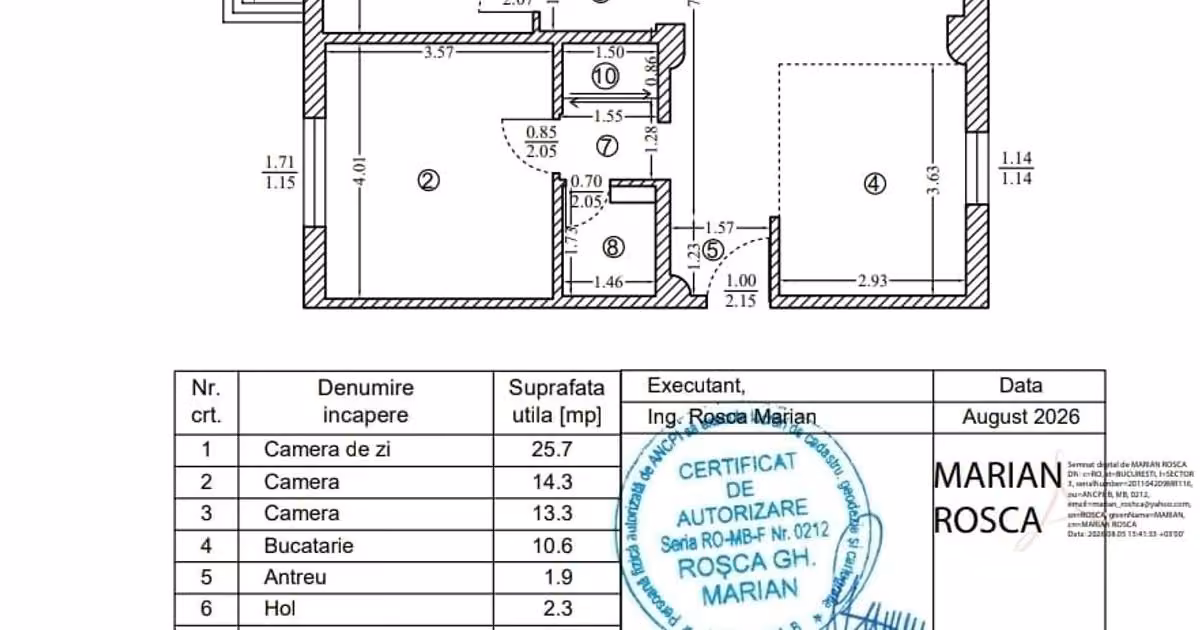 Apartament de vânzare cu 3 camere în zona Vitan Mall, Sector 3