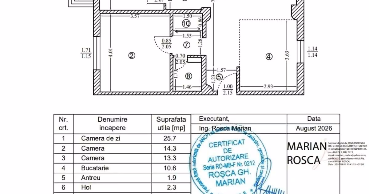 Apartament de vânzare cu 3 camere în zona Vitan Mall, Sector 3
