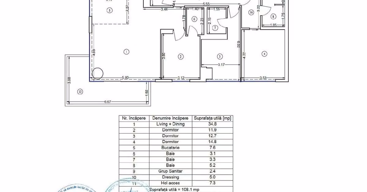 Apartament de vânzare cu 4 camere în zona Floreasca, Sector 1