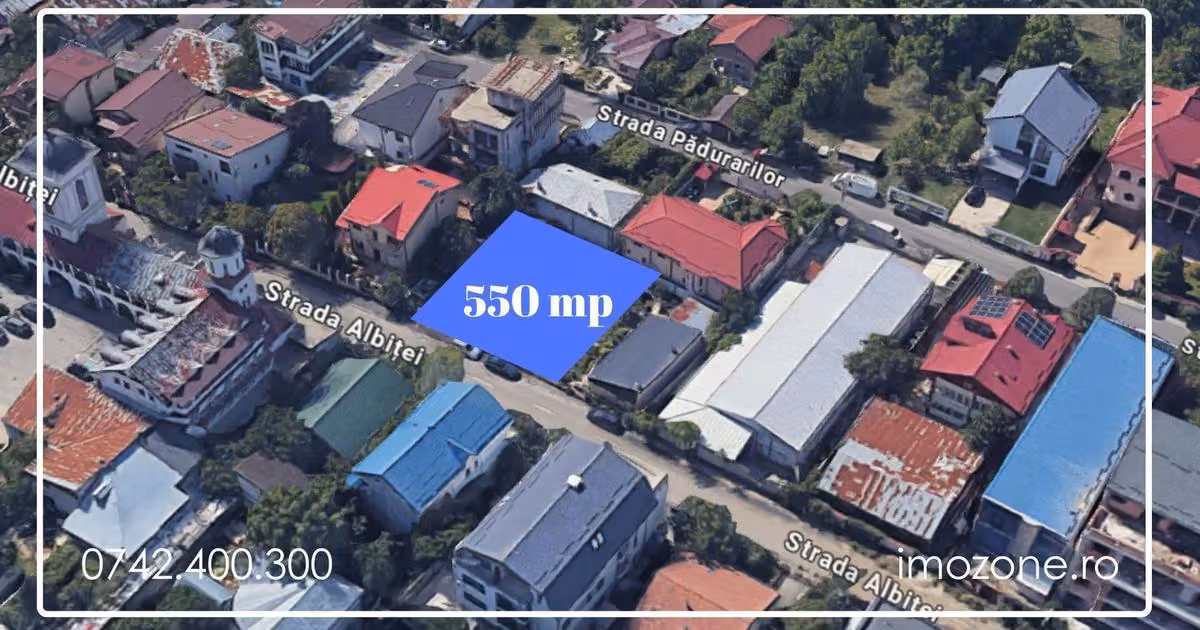 Teren Construcții intravilan de vânzare de 555 mp, în zona Militari, Sector 6
