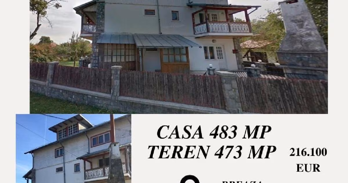Casă individuală de vânzare cu 5 camere în Breaza