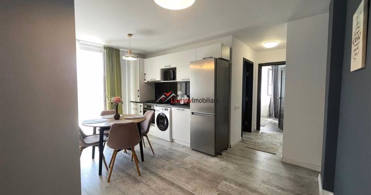 Apartament de vânzare cu 2 camere, mobilat în Florești