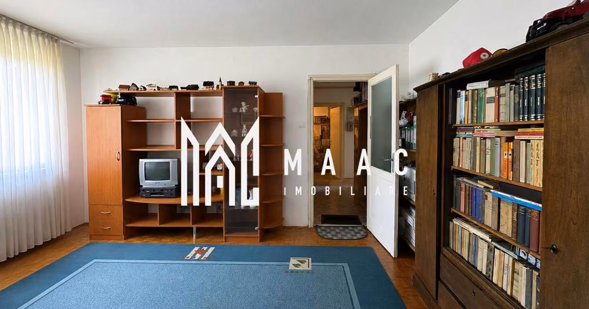 Apartament de vânzare cu 3 camere, mobilat în zona Hipodrom 1, Sibiu