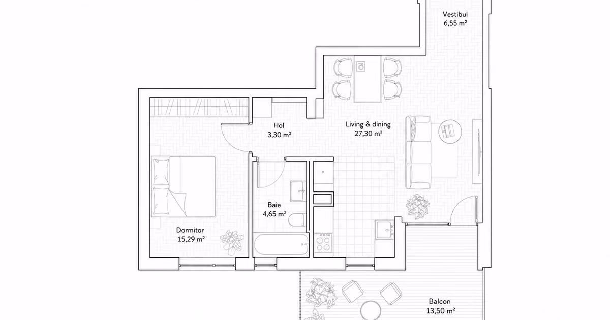 Apartament de vânzare cu 2 camere în zona Mehala, Timișoara