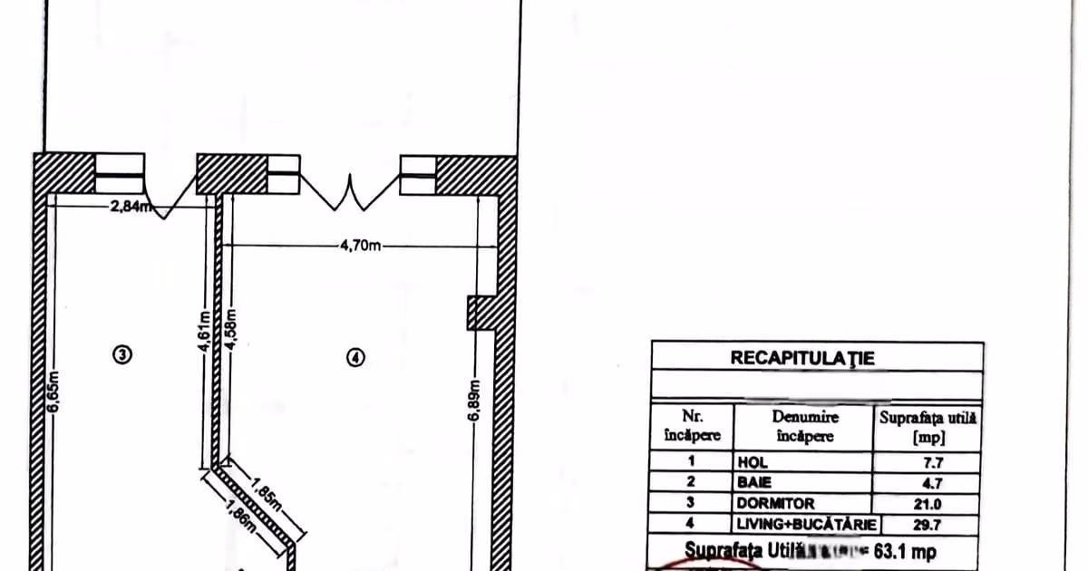 Apartament de vânzare cu 2 camere, mobilat în zona Herăstrău, Sector 1