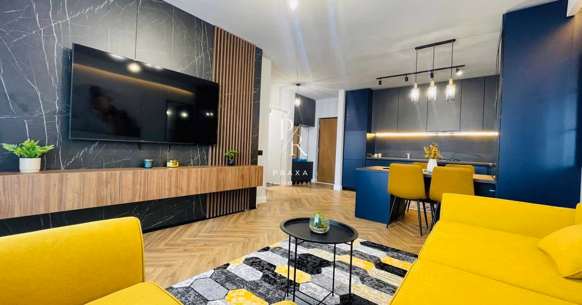 Apartament de vânzare cu 2 camere, mobilat în Florești