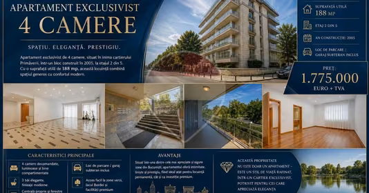 Apartament Primăverii