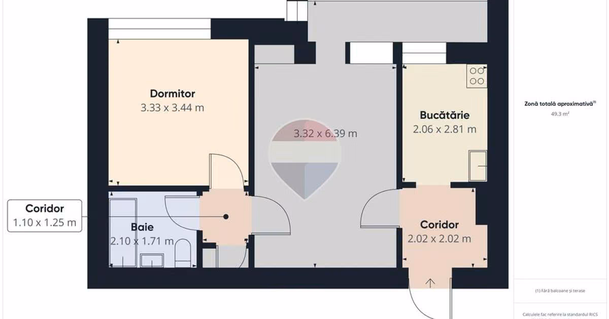 Apartament de vânzare cu 2 camere, mobilat în zona 1 Mai, Sector 1