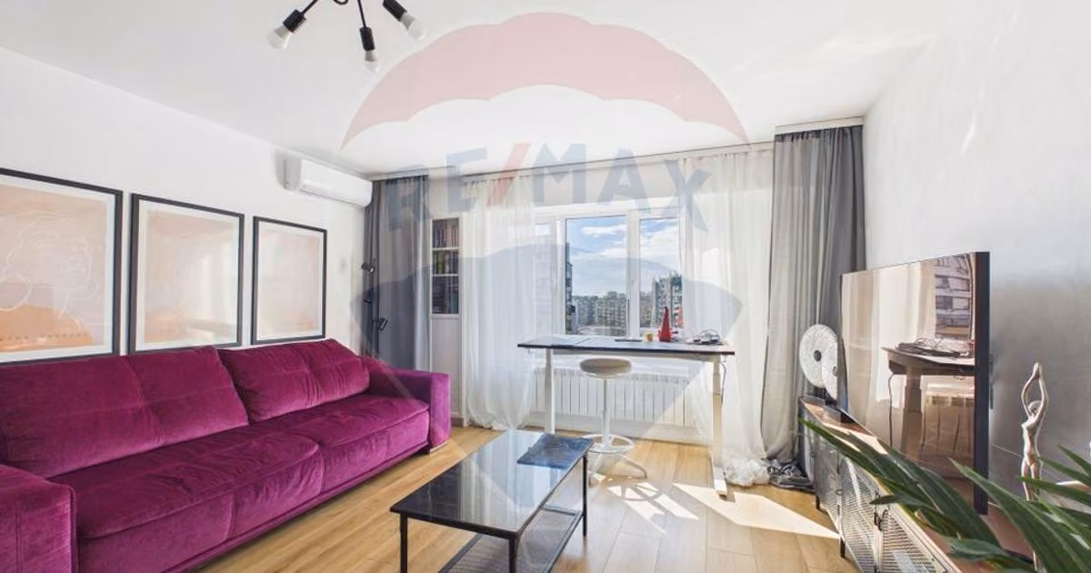 Apartament de vânzare cu 3 camere, mobilat în zona Unirii, Sector 3