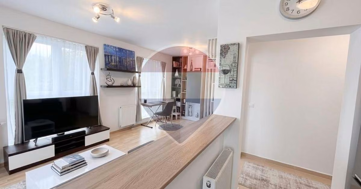 Apartament de vânzare cu 2 camere, mobilat în zona Avantgarden, Brașov