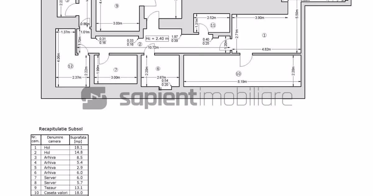 Spațiu comercial de vânzare de 456.3 mp, în zona Ultracentral, Oradea