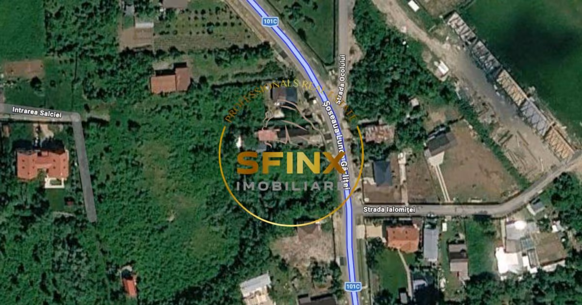 Teren Construcții intravilan de vânzare de 1900 mp, în Gruiu