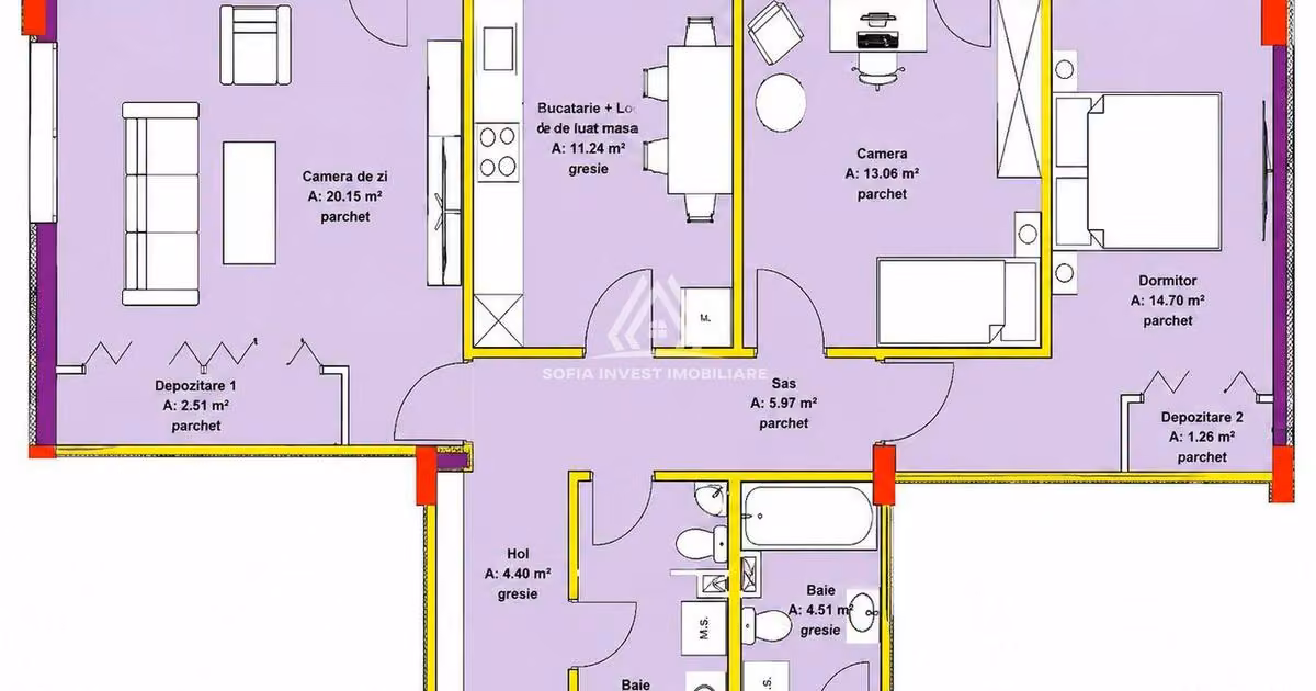 Apartament de vânzare cu 3 camere în zona Iris, Cluj-Napoca
