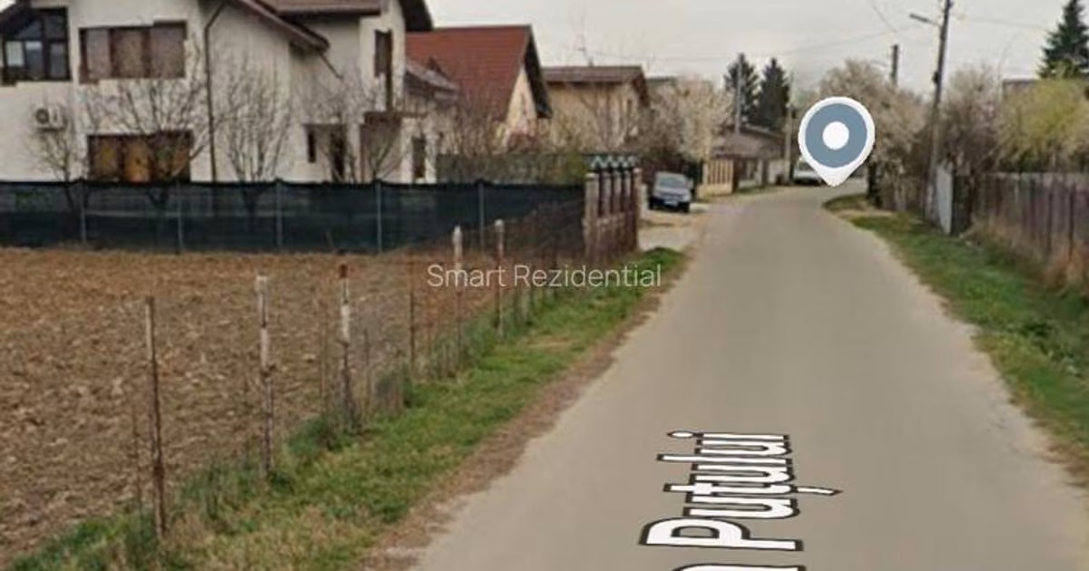 Teren Construcții intravilan de vânzare de 500 mp, în Vârteju