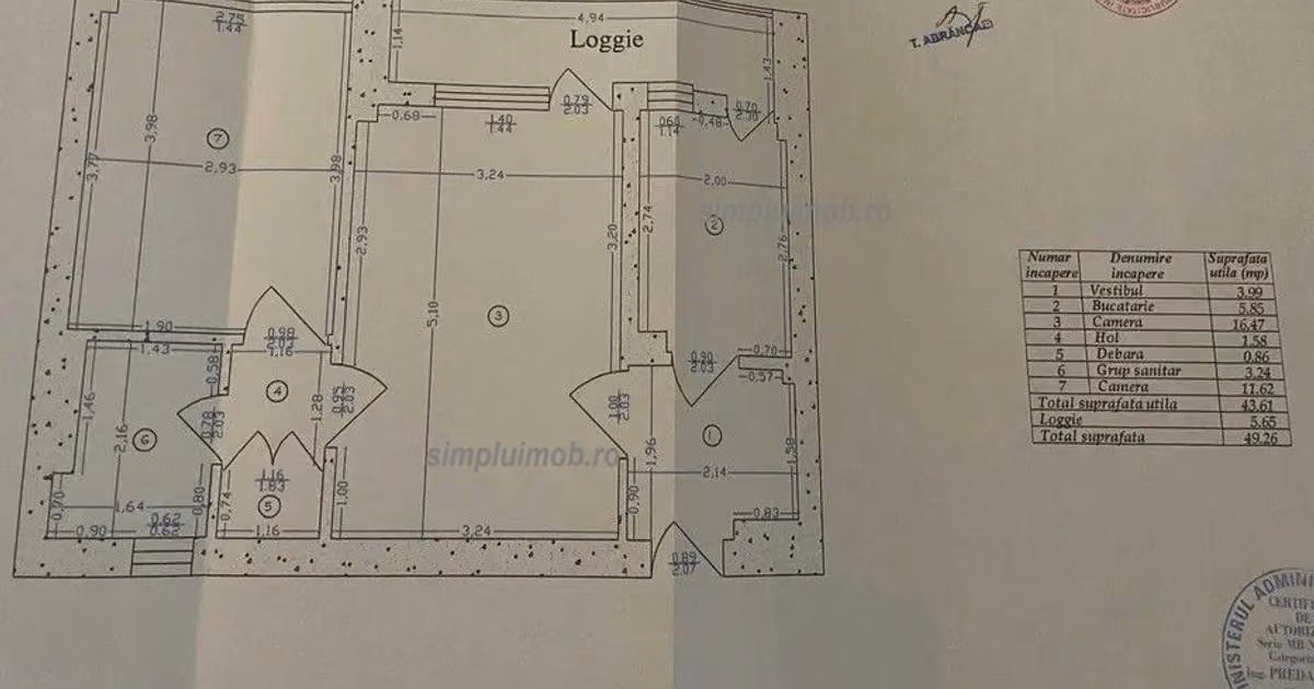 Apartament de vânzare cu 2 camere, mobilat în zona Basarabia, Sector 3