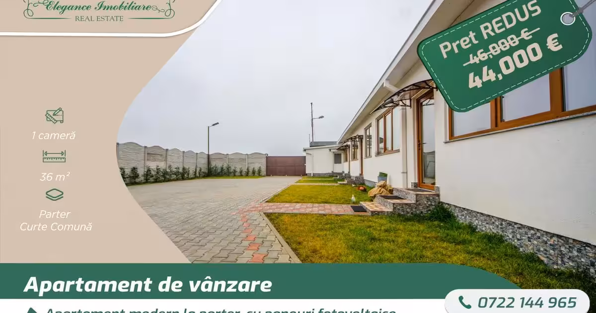 Garsonieră de vânzare, mobilată în zona Bujac, Arad