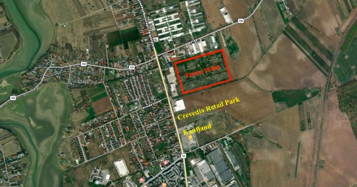 Teren Construcții intravilan de vânzare de 100000 mp, în Buftea