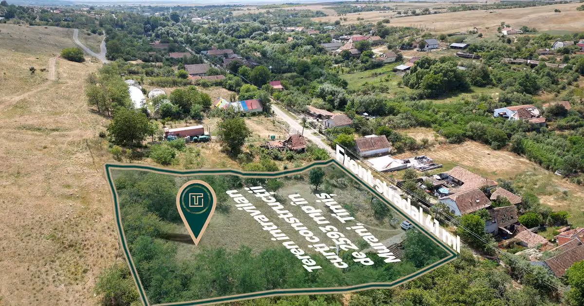 Teren Construcții intravilan de vânzare de 2593 mp, în Murani