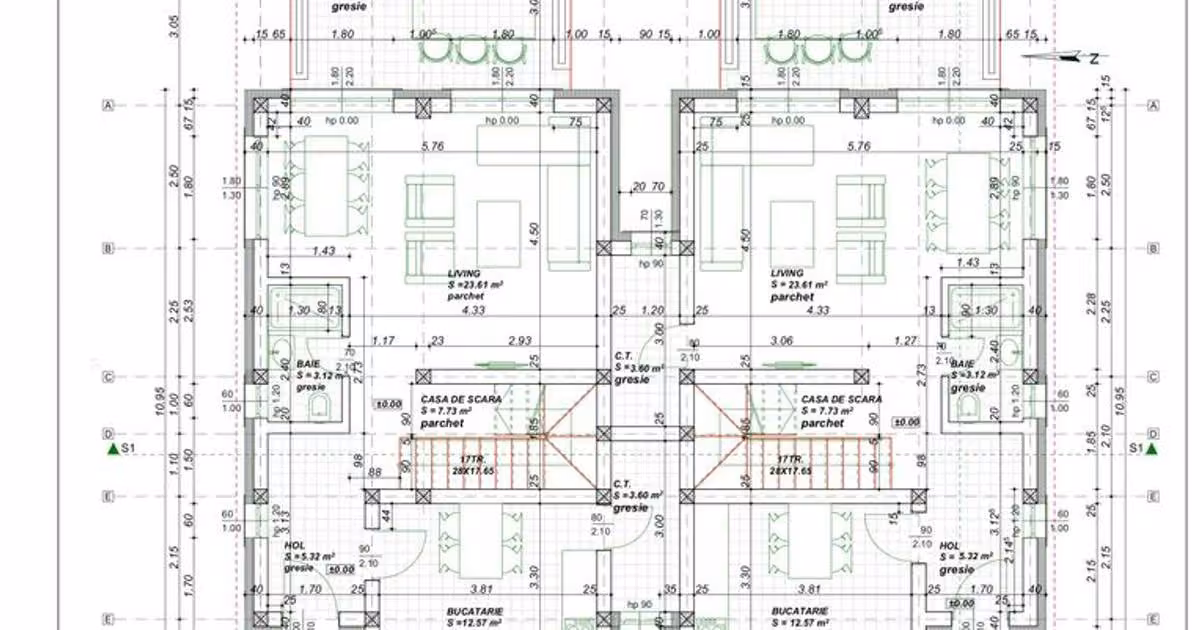 Duplex de vânzare cu 4 camere în Săcălaz