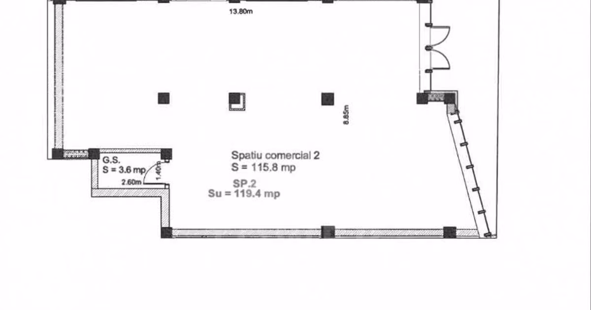 Spațiu comercial de vânzare de 119.5 mp, în Șelimbăr