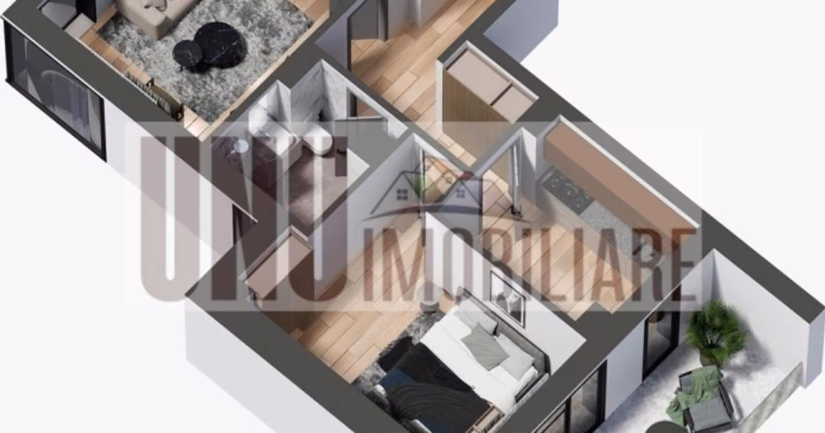 Apartament de vânzare cu 2 camere în zona Nicolina, Iași