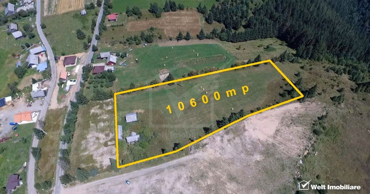 Teren Construcții intravilan de vânzare de 10600 mp, în Râșca
