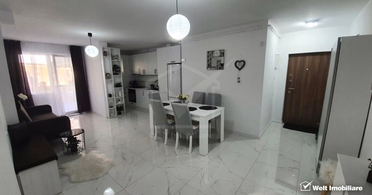 Apartament de vânzare cu 3 camere, mobilat în Florești