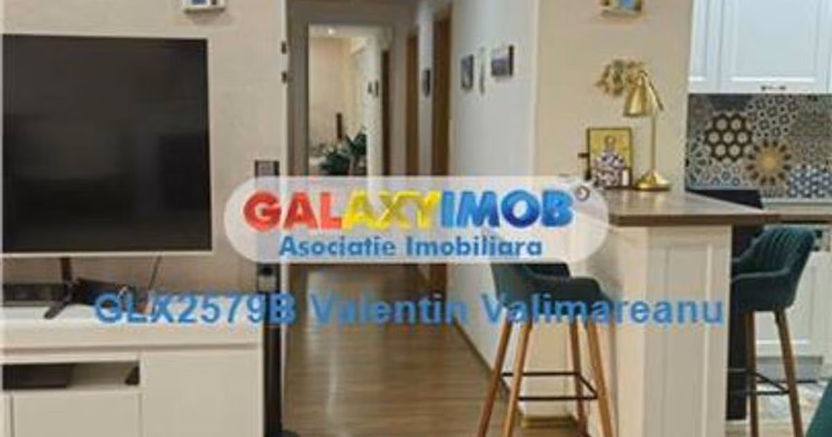 Apartament de vânzare cu 3 camere, mobilat în Voluntari
