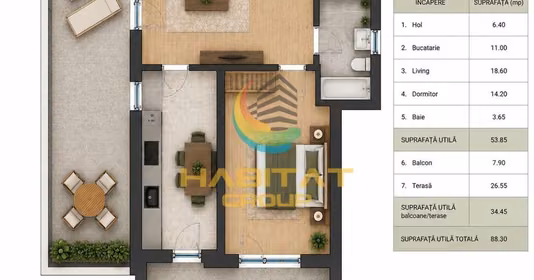 Apartament Titan