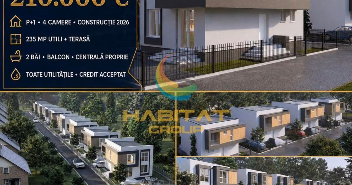 Casă individuală de vânzare cu 4 camere în Popești-Leordeni